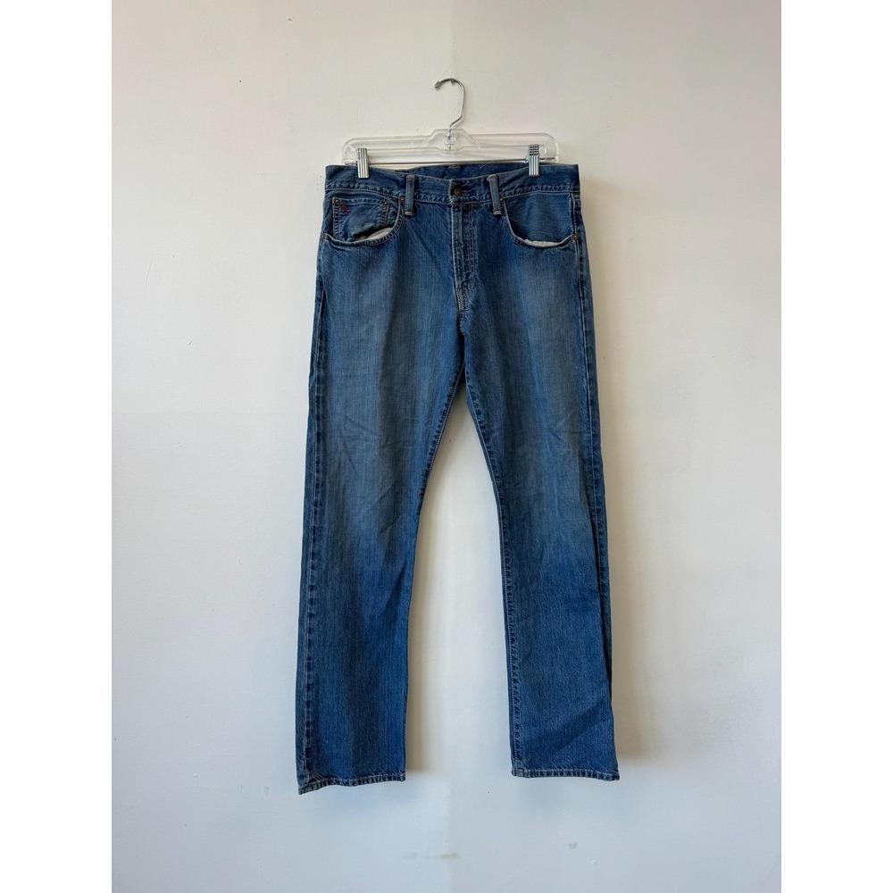Polo Ralph Lauren Jeans Mens 32x32 Blue Denim Authentic‎ Dungarees Straight Leg